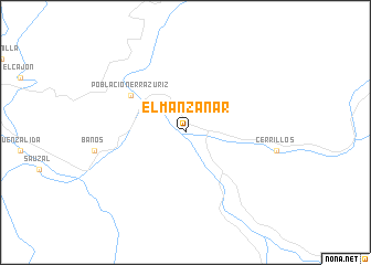 map of El Manzanar