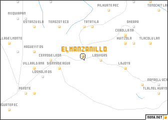 map of El Manzanillo