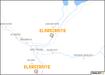 map of El Manzanito