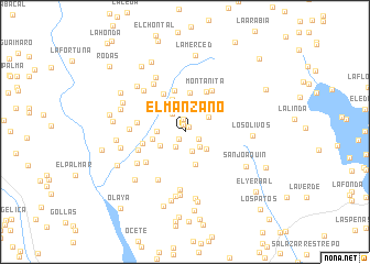 map of El Manzano