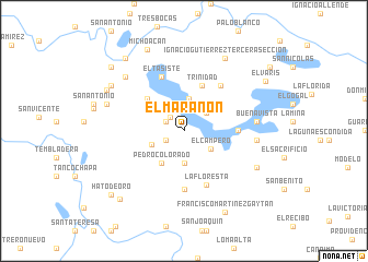 map of El Marañon