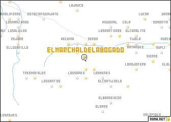 map of El Marchal del Abogado