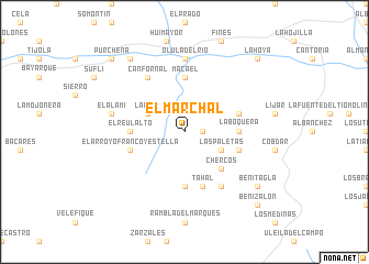 map of El Marchal