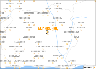 map of El Marchal