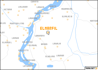 map of El Marfíl