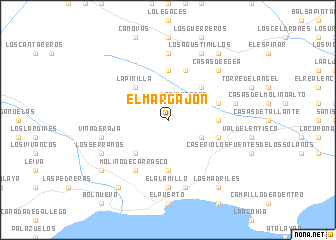 map of El Margajón