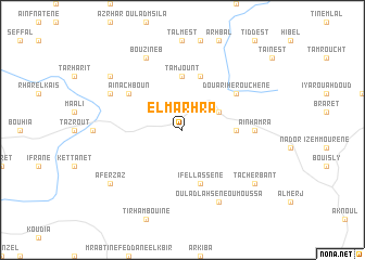 map of El Marhra