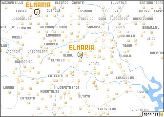 map of El María