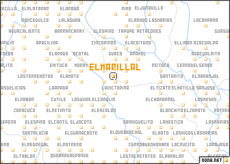 map of El Marillal