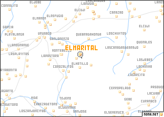 map of El Marital