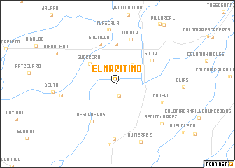 map of El Maritímo