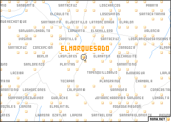 map of El Marquesado
