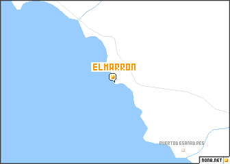 map of El Marrón