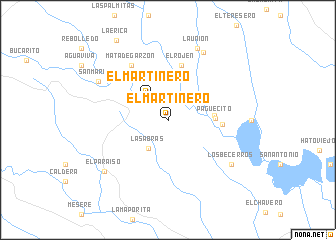 map of El Martinero