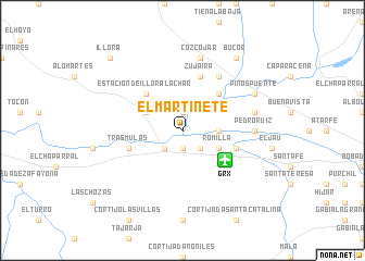 map of El Martinete