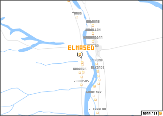 map of El Mased