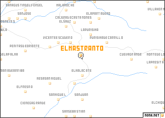 map of El Mastranto