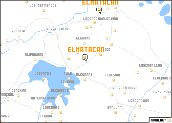 map of El Matacán