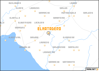 map of El Matadero