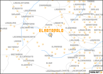 map of El Matapalo