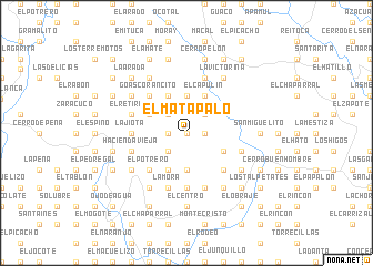 map of El Matapalo