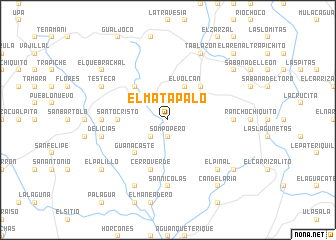 map of El Matapalo