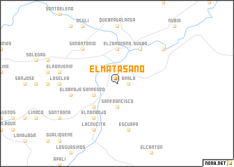 map of El Matasano