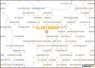 map of El Matasano