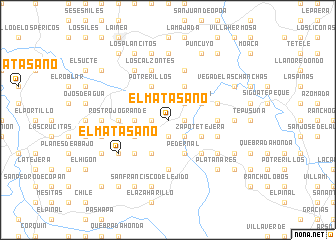 map of El Matasano