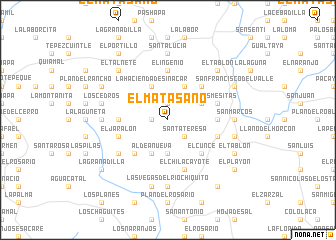 map of El Matasano