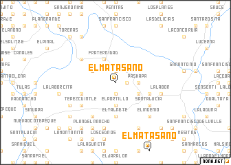 map of El Matasano