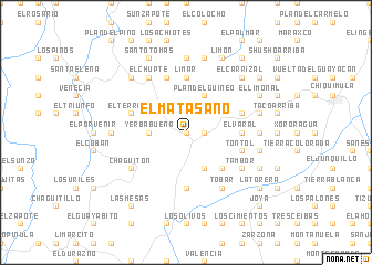 map of El Matasano