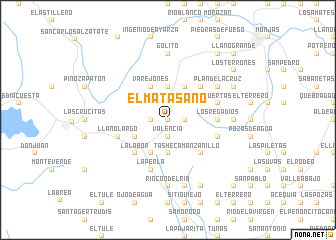 map of El Matasano