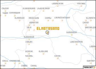 map of El Matasano