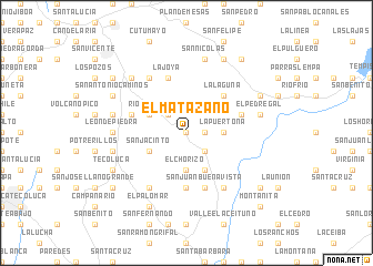 map of El Matazano