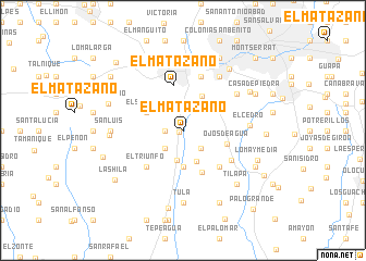 map of El Matazano