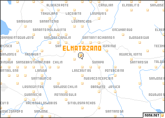 map of El Matazano