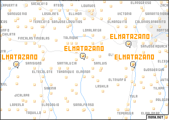 map of El Matazano