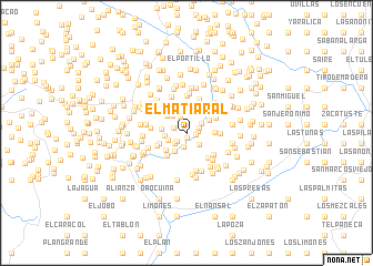 map of El Matiaral