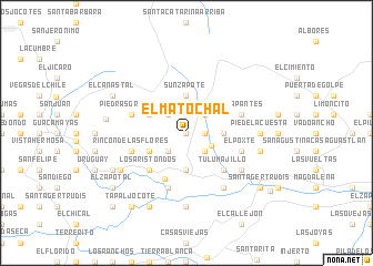 map of El Matochal