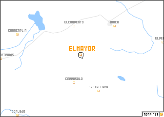 map of El Mayor
