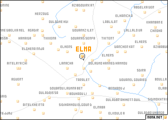 map of El Ma