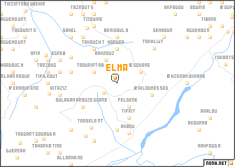 map of El Ma