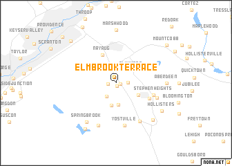 map of Elmbrook Terrace