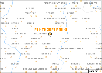 map of El Mchaa el Fouki