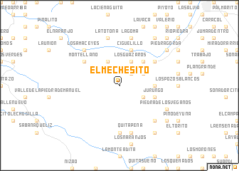 map of El Mechesito