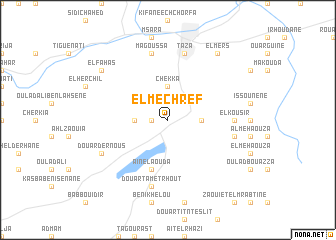 map of El Mechref