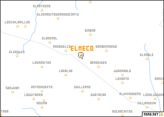 map of El Meco