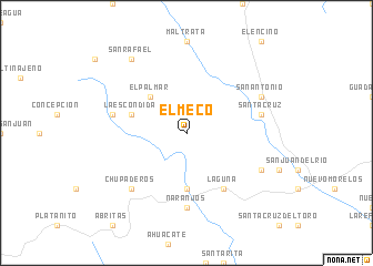 map of El Meco