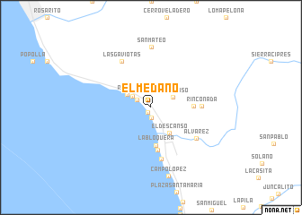 map of El Médano